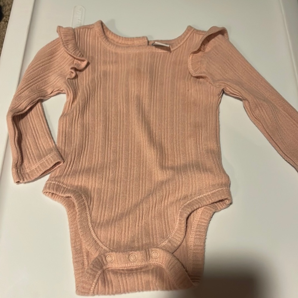 Ribbed infant bodysuit
